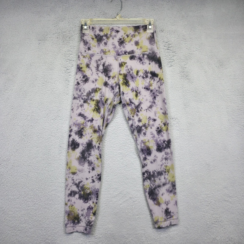 Lululemon Align Pants Women 6 Radial Tie Dye High Rise Yoga Training Leggings 26